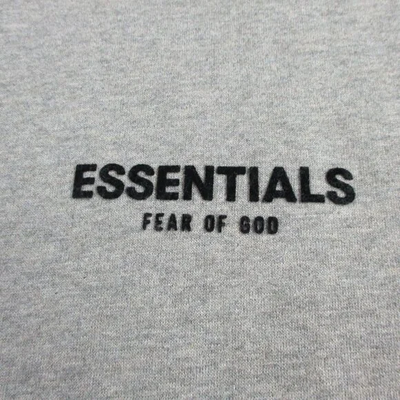 Fear of God Essentials Hoodie Adult XL Dark Oatmeal Heather Fleece  Sweatshirt - Picture 4 of 12